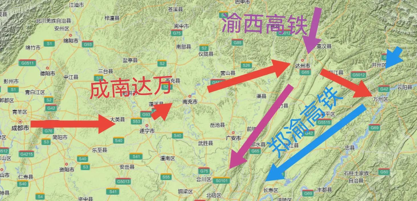 成達(dá)萬(wàn)高鐵最新線路圖,成達(dá)萬(wàn)高鐵最新線路圖解析